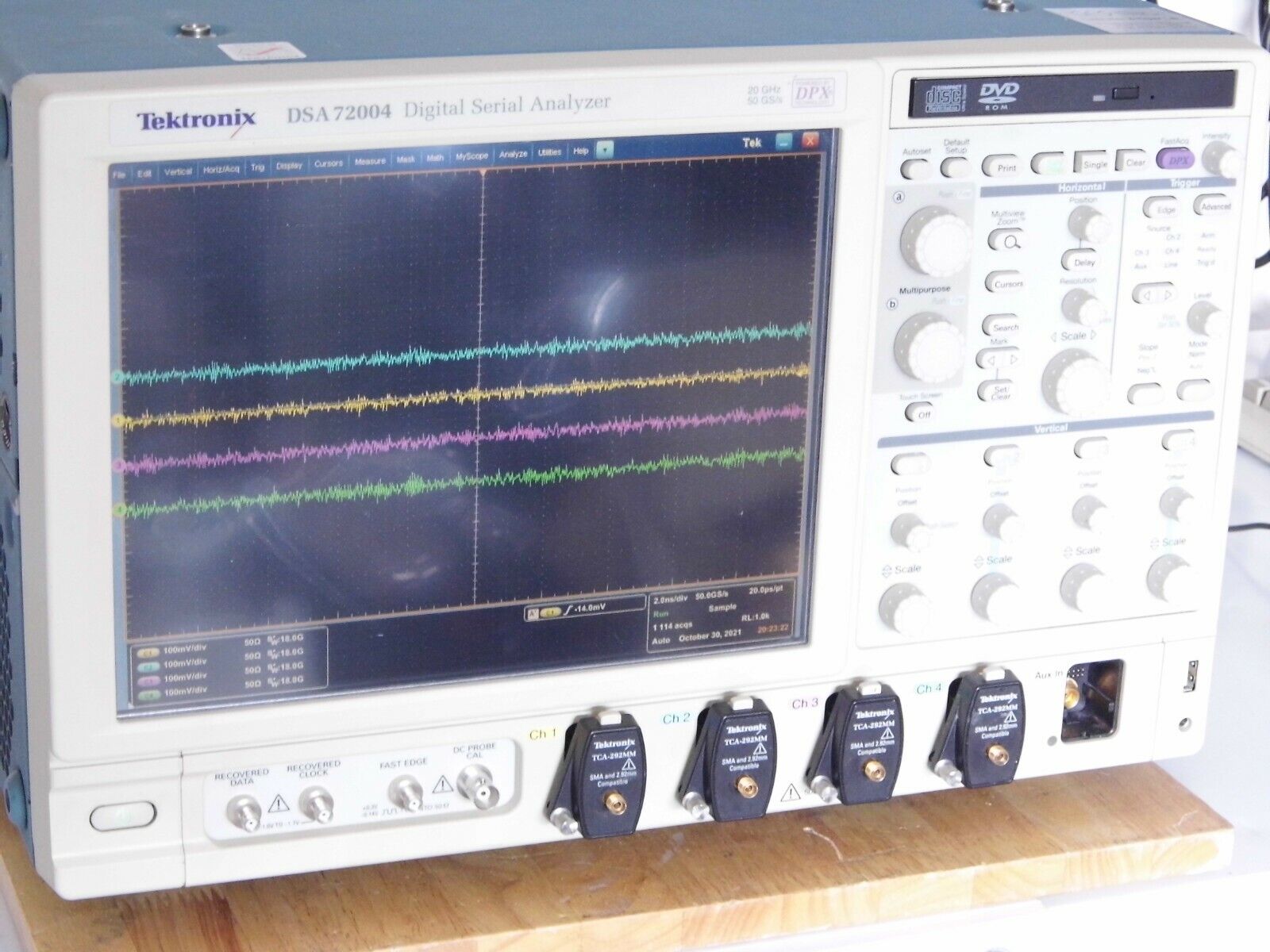 Tektronix DSA72004 Oscilloscope 5XL MTH ST ASM RTE PCE PTD DJA ISO17025 Tektronix DSA72004 Oscilloscope 5XL MTH ST ASM RTE PCE PTD DJA ISO17025